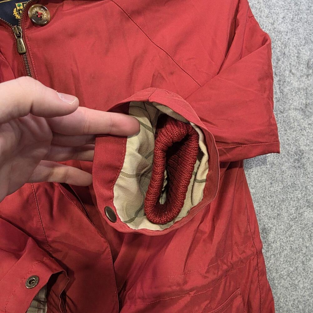 Vintage Loro Piana Horsey Jacket Mens Large Red Riding Italian Olympic 1992 Vest - Picture 14 of 16